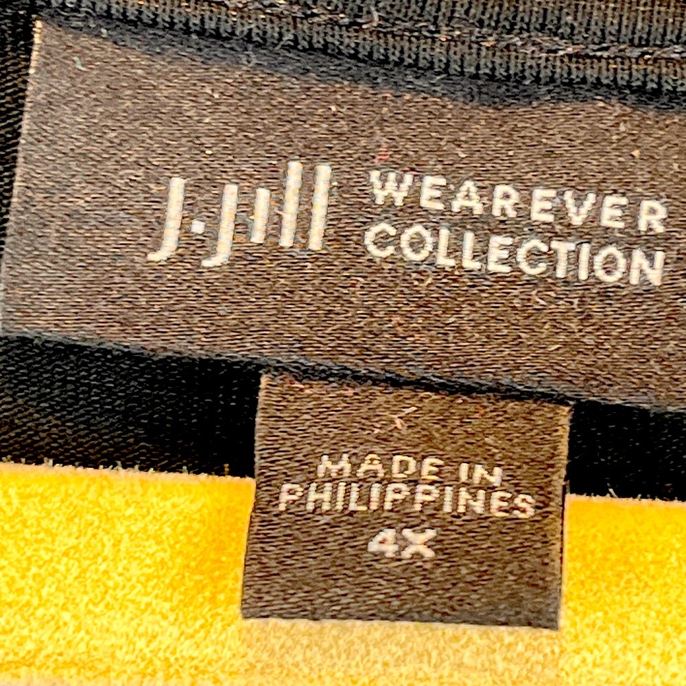 NEW J. Jill Wearever Tie-Waist Soft Jersey Dress Black Sz 4X NWT - Picture 10 of 13